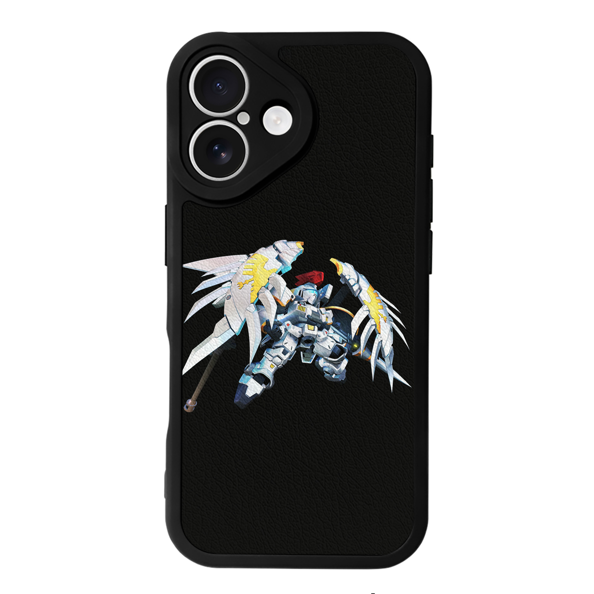 （画像用） 機動戦士ガンダム Mobile Suit Gundam 【iPhone 16シリーズ対応】シリコンスマホケース（レザー調） 材質：シリコン